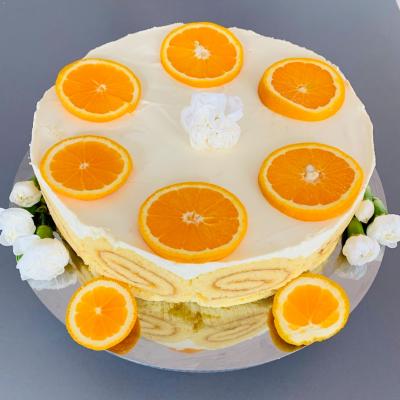 Franzi Torte Mit Orangenmousse